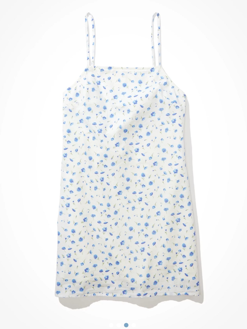 aerie tie back linen mini dress